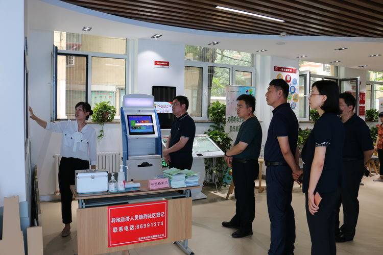 济阳区委统战部到建新街道调研社区统战工作